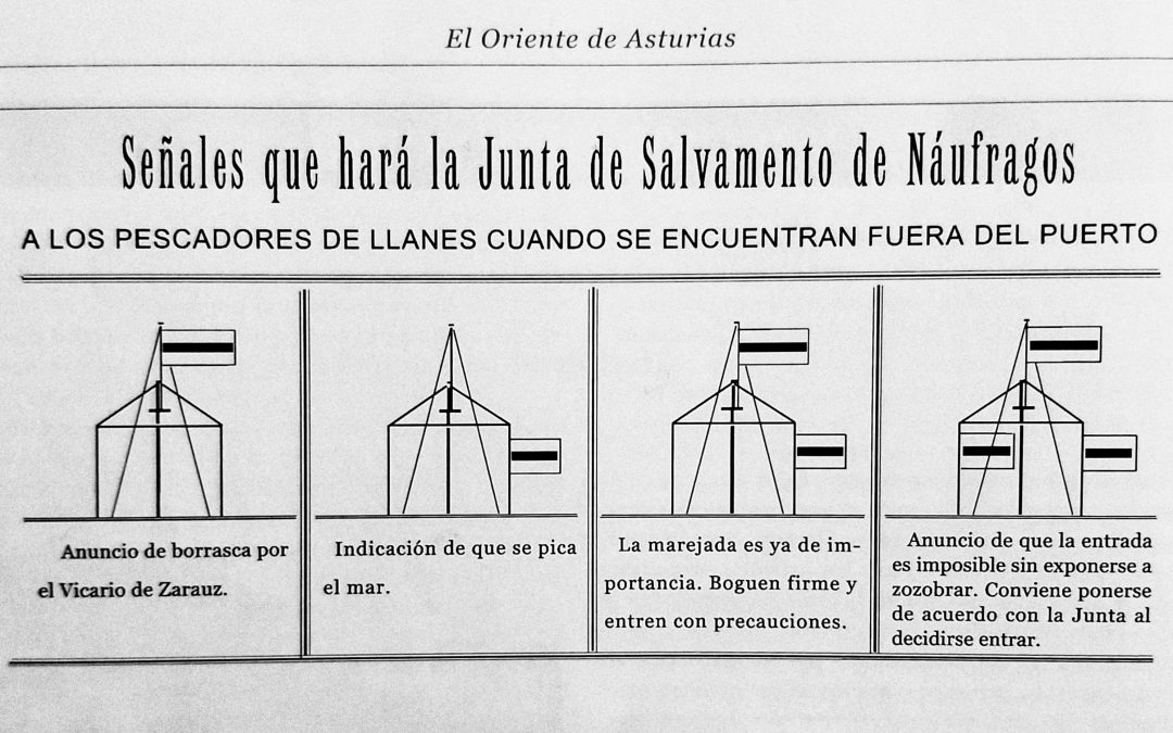 SEÑALES QUE HACÍA LA SOCIEDAD DE SALVAMENTOS DE NÁUFRAGOS