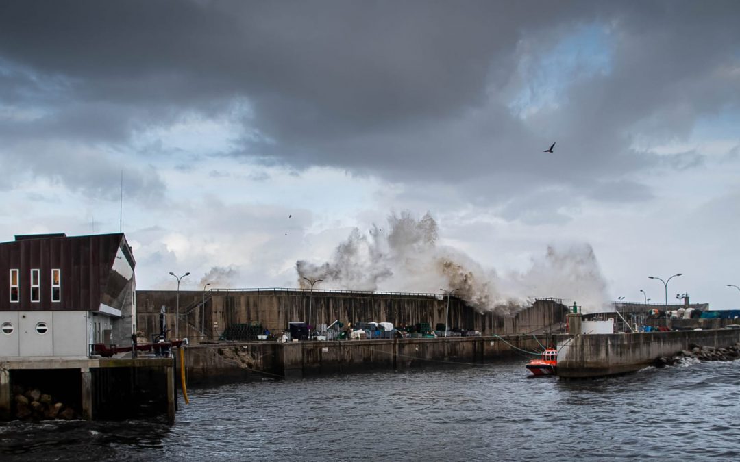 Cuando se acerca la época de las grandes marejadas.