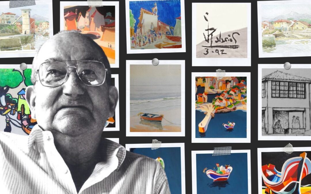 JESÚS PALACIOS DE LA VEGA,  UN PINTOR QUE NAVEGABA CON SU PINCEL