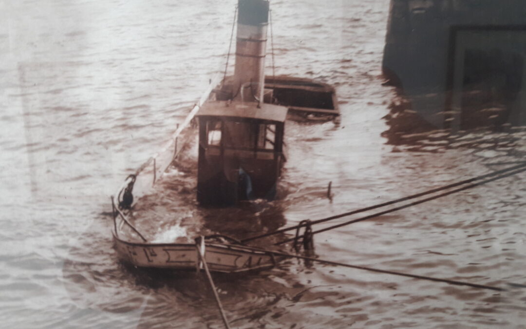AÑO 1914, EN ENTREMUELLES, SE HUNDE LA “DOLORES”