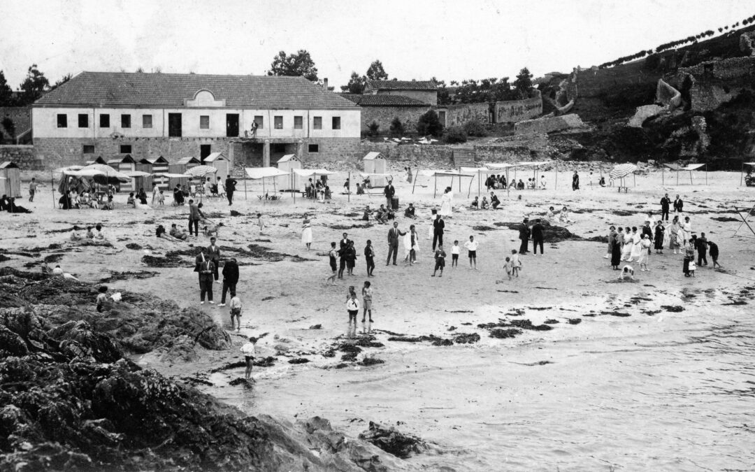 AÑO 1920, EN CIERNES, EL BALNEARIO DEL SABLÓN