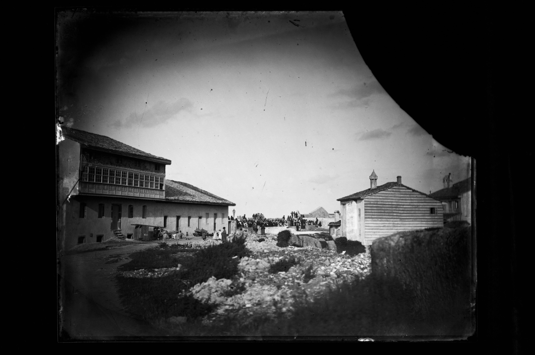 Foto (2) La primitiva 'Casa de los Pescadores' en su primera construcción (1895)