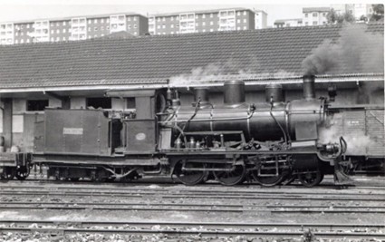 Locomotora __Turujal__ del Ferrocarril del Cantábrico Llanes-Santander