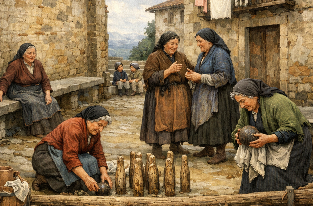 ¿SABÍAIS QUÉ EN LLANES EXISTIÓ UNA BOLERA EN LA QUE JUGABAN SOLO MUJERES?