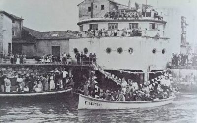 FIESTAS DE SANTA ANA. LA SALEA DESDE LA RULA (1950)