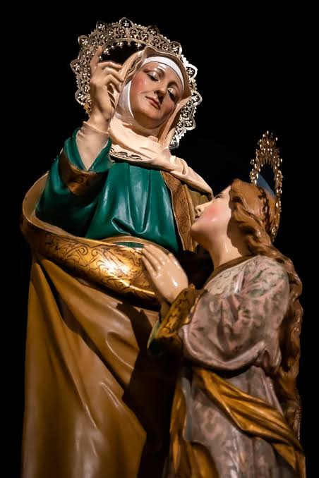 Santa Ana y la Virgen
